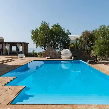 Dreamy Boho 5bed With Pool And Ocean View Vila Mykonos Town