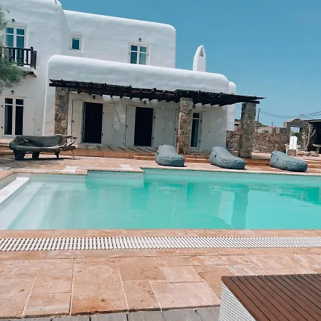 Dreamy Boho 5bed With Pool And Ocean View Villa Mykonos Town